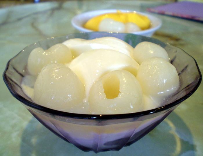 アーモンドゼリー＆龍眼