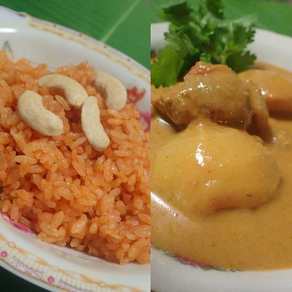 週替わりチキンカレー＆トマトライス